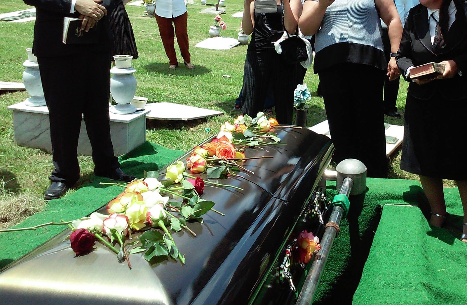 In what case should you choose a grave marker?